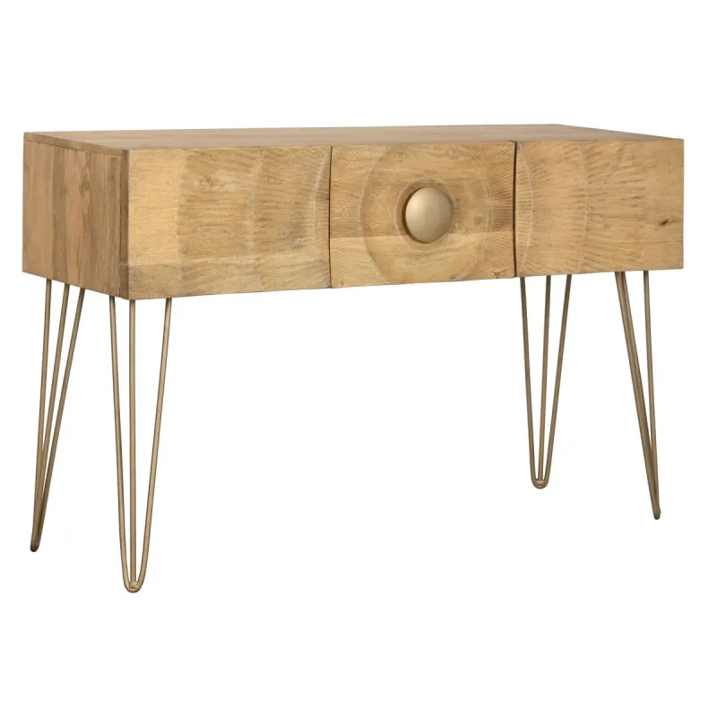 Koridors Home ESPRIT Bronza 120 x 38 x 76 cm
