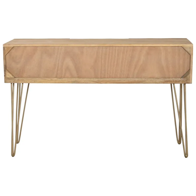 Salė Home ESPRIT Auksinis 120 x 38 x 76 cm
