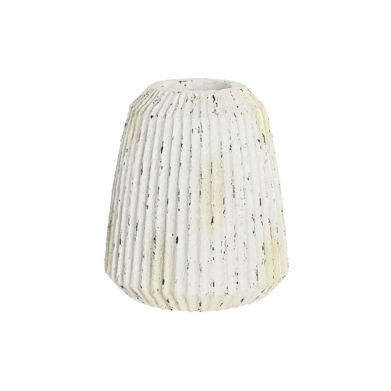 Maljakko Home ESPRIT Valkoinen Magnesium 28,5 x 28,5 x 32,5 cm