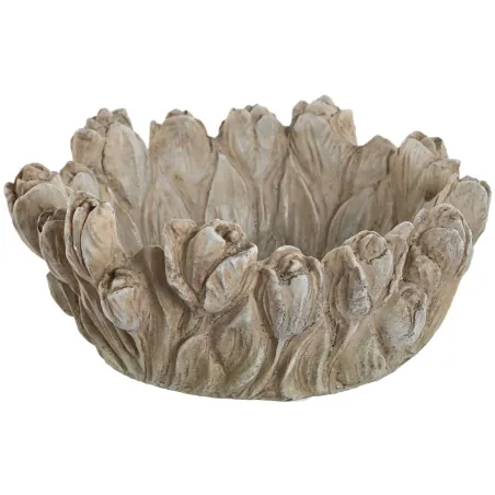 Centerpiece Home ESPRIT Grey Cement 23 x 23 x 10 cm