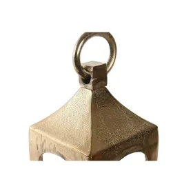 Žibintas Home ESPRIT Auksinis Aliuminis Stiklas Arabas 14 x 14 x 65 cm