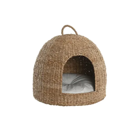 Mājdzīvnieku gulta Home ESPRIT Dabisks Dabīgā Šķiedra 49 x 49 x 48 cm