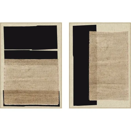 Полотно Home ESPRIT полистирол Полотно 103 x 4,5 x 143 cm (2 штук)