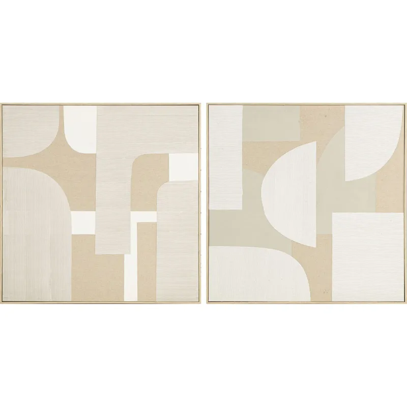 Glezna Home ESPRIT polistirols 90 x 3,8 x 90 cm