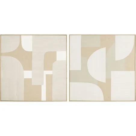 Painting Home ESPRIT polystyrene 90 x 3,8 x 90 cm