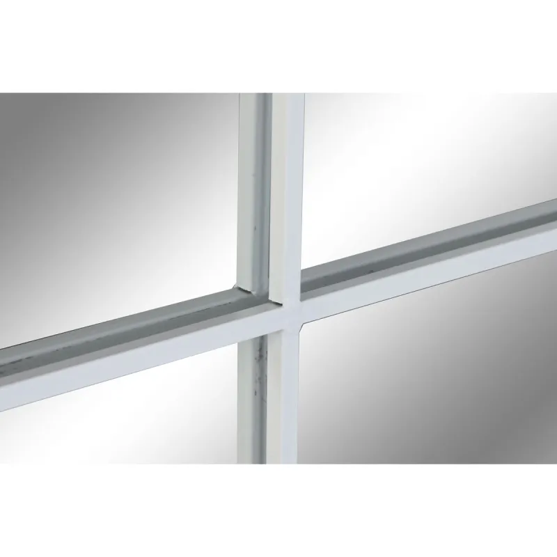 Wall mirror Home ESPRIT White Window Scandi 122 x 2 x 122 cm