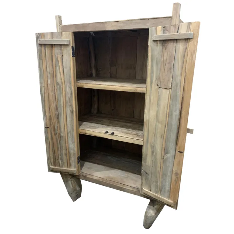 Шкаф Home ESPRIT Натуральный древесина тика 95 X 58 X 172 CM