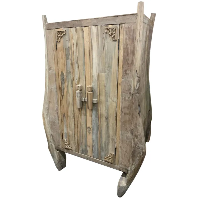 Cupboard Home ESPRIT Natural Teak 95 X 58 X 172 CM