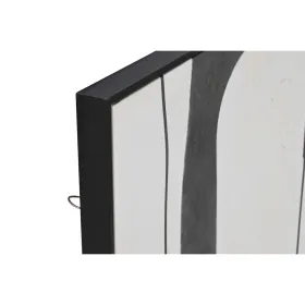 Полотно Home ESPRIT Коричневый Чёрный Абстракция город 90 x 4 x 120 cm (2 штук)