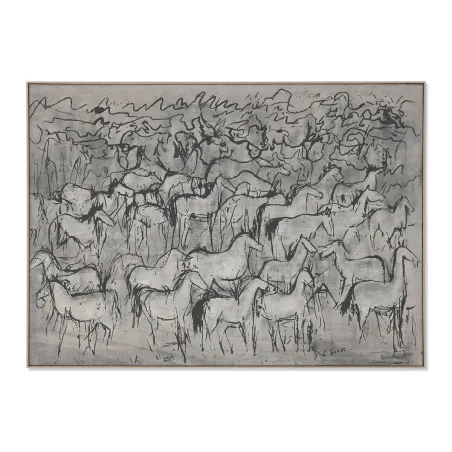 Paveikslas Home ESPRIT Žgutas polistirenas 140 x 4 x 100 cm