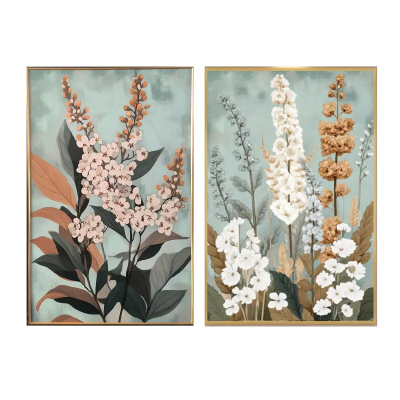 Картина Home ESPRIT Алюминий Деревянный MDF 80 x 3,5 x 120 cm