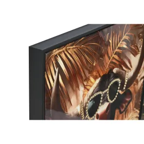 Полотно Home ESPRIT Корова современный Бык лаковый 62 x 4 x 122 cm (3 штук)