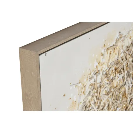 Полотно Home ESPRIT Белый Позолоченный Дерево традиционный 82 x 4 x 122 cm (2 штук)
