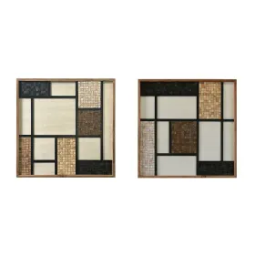 Картина Home ESPRIT Сосна Переработанная древесина 82 x 4 x 82 cm