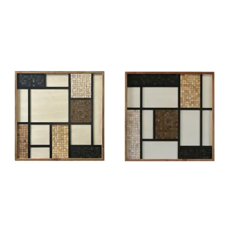 Картина Home ESPRIT Сосна Переработанная древесина 82 x 4 x 82 cm