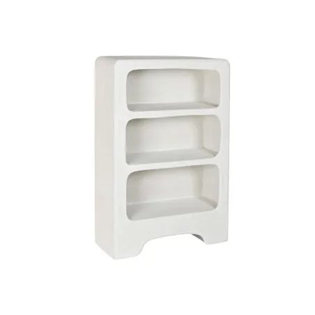 Riiulid Home ESPRIT Valge Vaik Puit MDF 80 X 30 X 120 CM