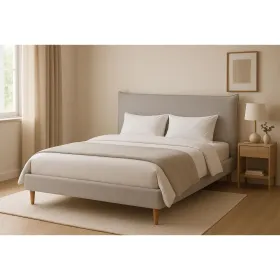 Sänky Home ESPRIT Beige 177 X 219 X 108 CM