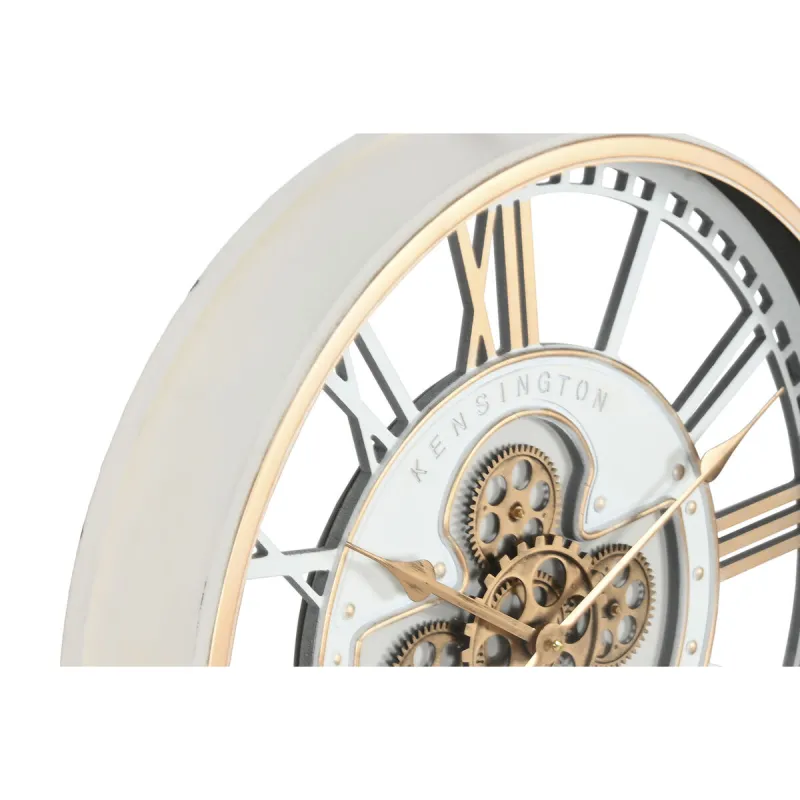 Настенное часы Home ESPRIT Белый Металл Стеклянный Vintage 60,5 X 9,5 X 60,5 CM