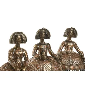 Dekoratīvās figūriņas Home ESPRIT Bronza 18 x 11,5 x 24 cm (3 gb.)