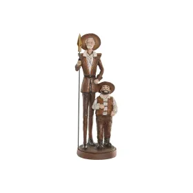 Dekoratīvās figūriņas Home ESPRIT Brūns Sudrabains 9 x 8 x 25 cm
