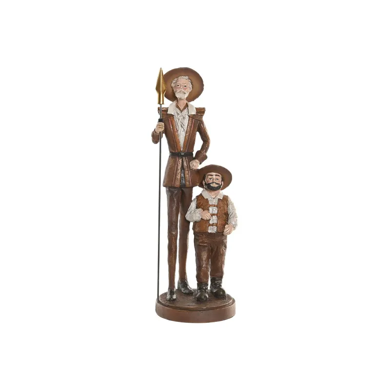 Dekoratīvās figūriņas Home ESPRIT Brūns Sudrabains 9 x 8 x 25 cm