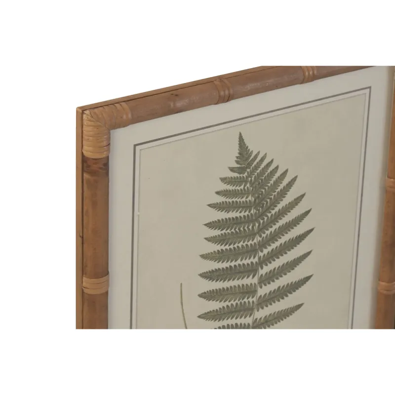 Картина Home ESPRIT Бамбук Стеклянный 40 x 2,5 x 50 cm (9 штук)