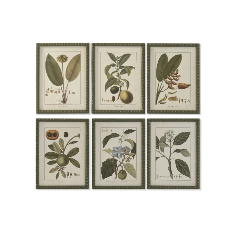 Картина Home ESPRIT Стеклянный Ель 30 x 2,5 x 40 cm (6 штук)