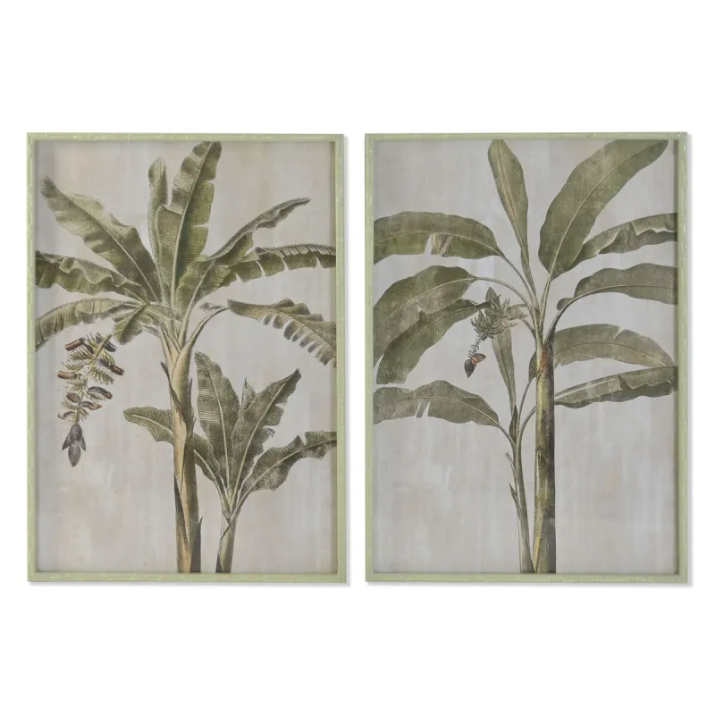Картина Home ESPRIT Стеклянный Ель 70 x 4 x 100 cm (2 штук)