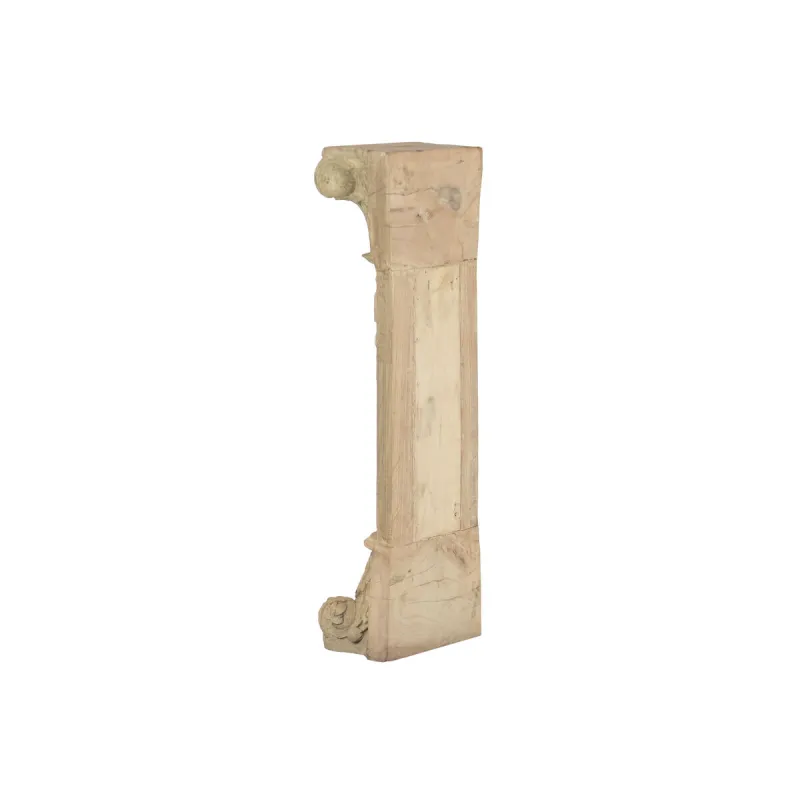 Dekoratiivkuju Home ESPRIT Naturaalne Veerg Triibuline 35 X 25 X 125 CM