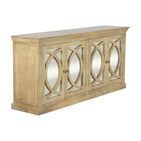 Puhvetkapp Home ESPRIT Naturaalne Puit Mangopuit 200 x 45 x 90 cm