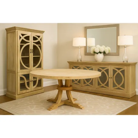 Puhvetkapp Home ESPRIT Naturaalne Puit Mangopuit 200 x 45 x 90 cm