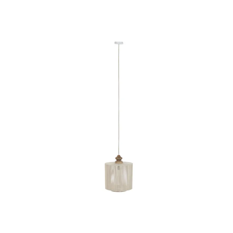 Pakabinamas apšvietimas Home ESPRIT Ruda Rusvai gelsva Mango mediena 60 W 40 x 40 x 53 cm