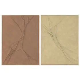 Полотно Home ESPRIT Горчица терракот современный 90 x 4,5 x 120 cm (2 штук)
