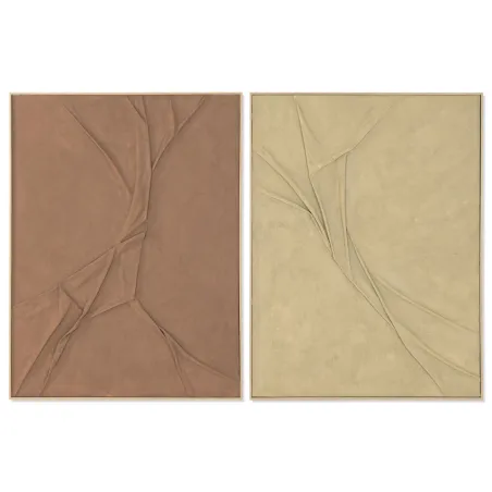 Canvas Home ESPRIT Sinepes Terakota Moderns 90 x 4,5 x 120 cm (2 gb.)