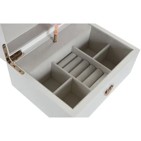 Jewelry box Home ESPRIT White Wood Mirror