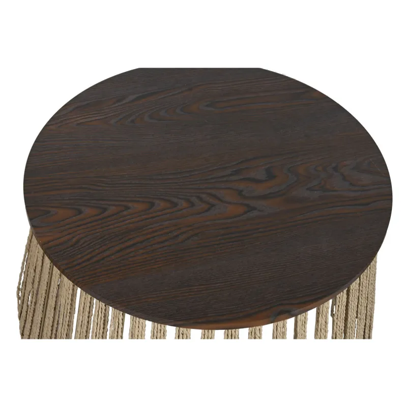 Set of 3 tables Home ESPRIT Brown 66 X 66 X 34 CM (3 Units)
