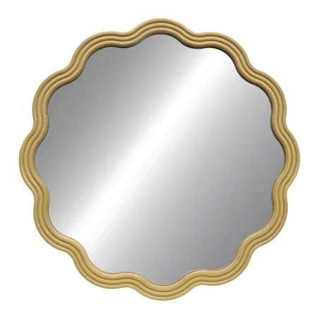 Wall mirror Versa Golden 3 x 60 x 60 cm