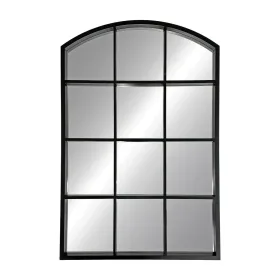 Sieninis veidrodis Versa Juoda 2,5 X 76 X 50,8 CM