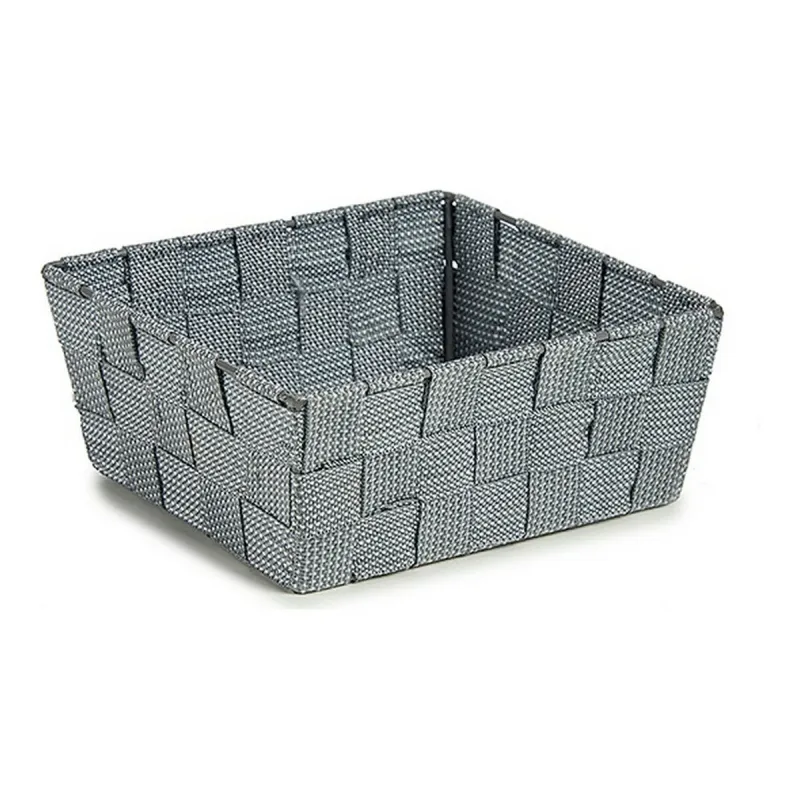 Krepšelis Kipit Pilka Poliesteris Audinys Pynimas 18 x 8 x 21 cm 21 x 8 x 18 cm