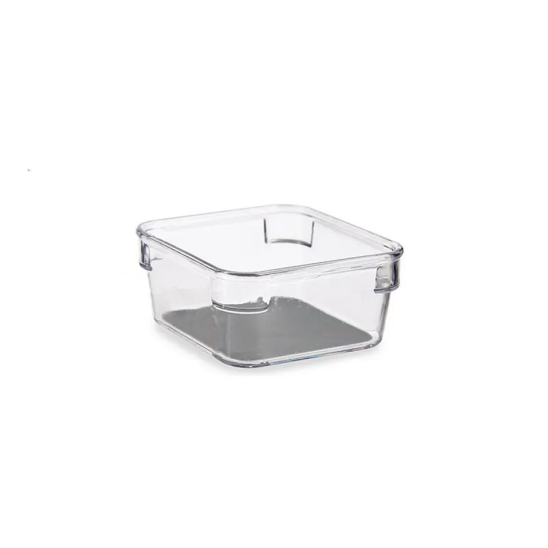 Dėžutę Stalčiams Kinvara Pilka Skaidrus Silikoninis Plastmasinis TPR Perdirbtas plastikas 9,3 x 4,5 x 9,3 cm