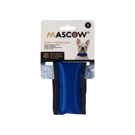 Šuns antkaklis Mascow Mėlyna Juoda 6,3 x 1 x 30 cm Paplašināšanas sloti