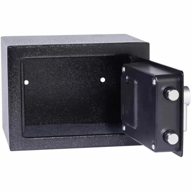Kassakaappi elektronisella lukolla Yale Musta 3,8 L 17 x 23 x 17 cm Ruostumaton teräs Teräs