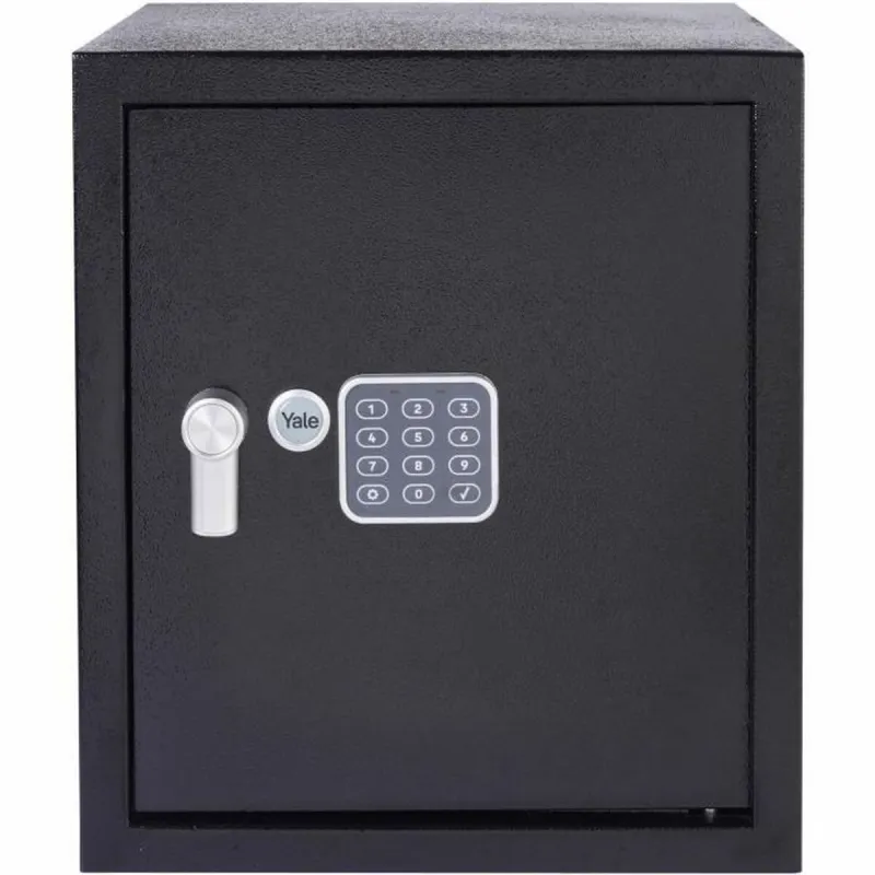Kassakaappi elektronisella lukolla Yale Musta 40 L 39 x 35 x 36 cm Ruostumaton teräs