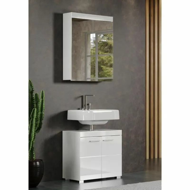 Cupboard Trendteam Kelia White 60 x 77 x 17 cm