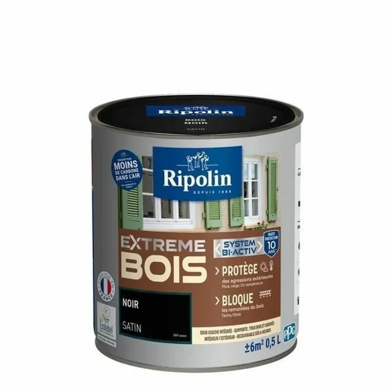 Gruntskrāsa Ripolin noir Satīna apdare 500 ml