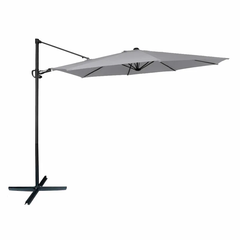 Päikesevari Aktive Roma 300 x 245 x 300 cm Antratsiithall Ø 4,8 cm Alumiinium