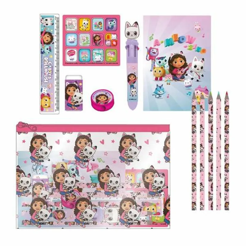 Lyijykynät Gabby's Dollhouse Pinkki Muovinen