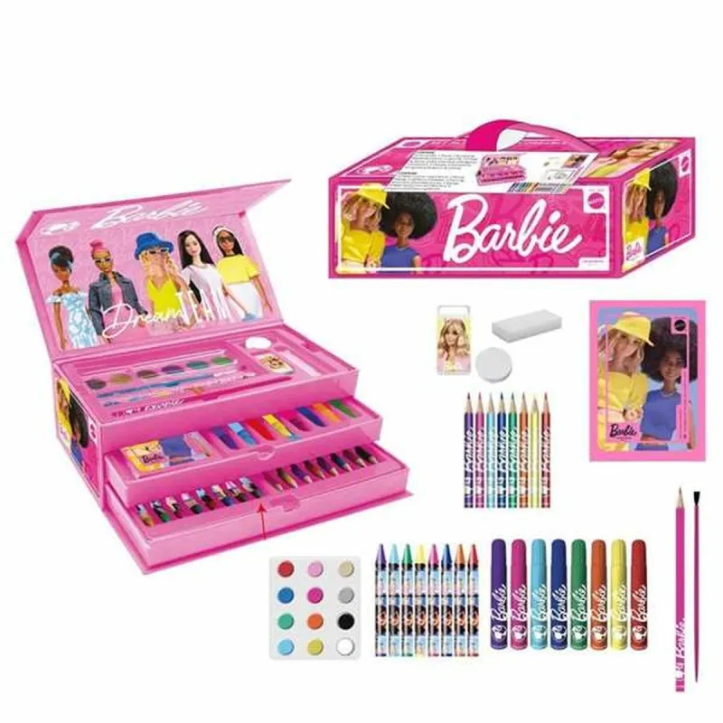 Kancelejas Komplekts Barbie Rozā