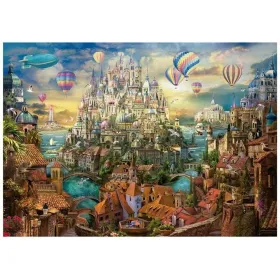 Puzle un domino komplekts Educa City of Dreams 2000 Daudzums