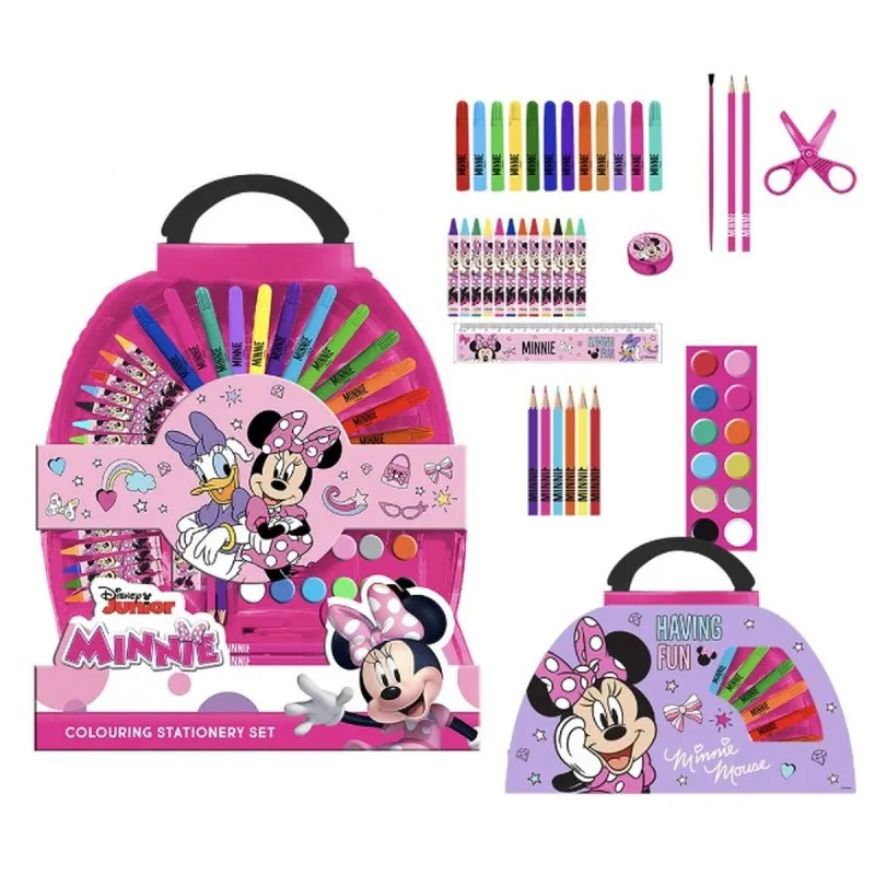 Kancelejas Komplekts Minnie Mouse Portfelis